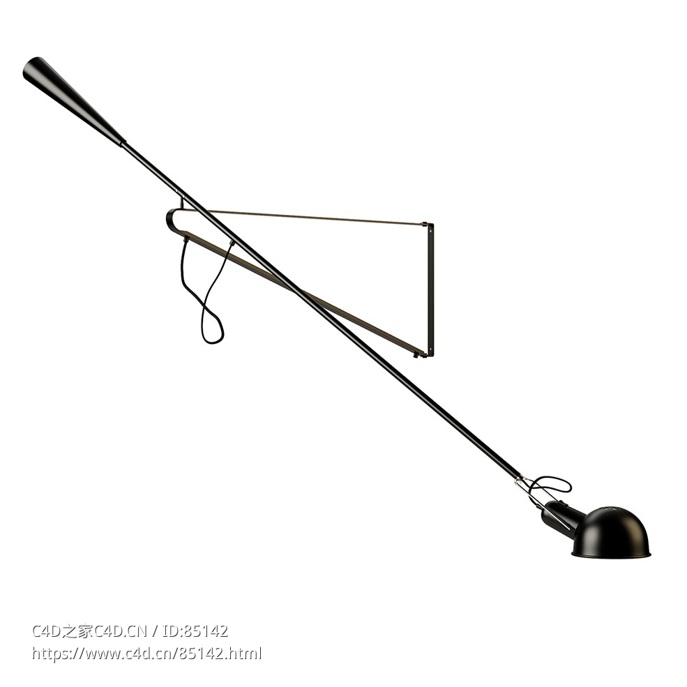 壁灯墙面照明灯（Flos品牌）3D模型素材下载Wall Lamp by Flos