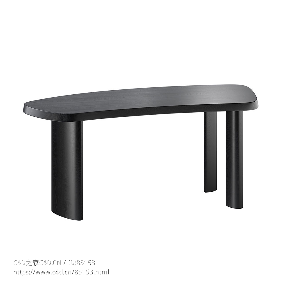 小型办公桌书桌（Cassina品牌）3D模型素材下载Petit Bureau Office Desk by Cassina - C4D之家 - 0029.jpg