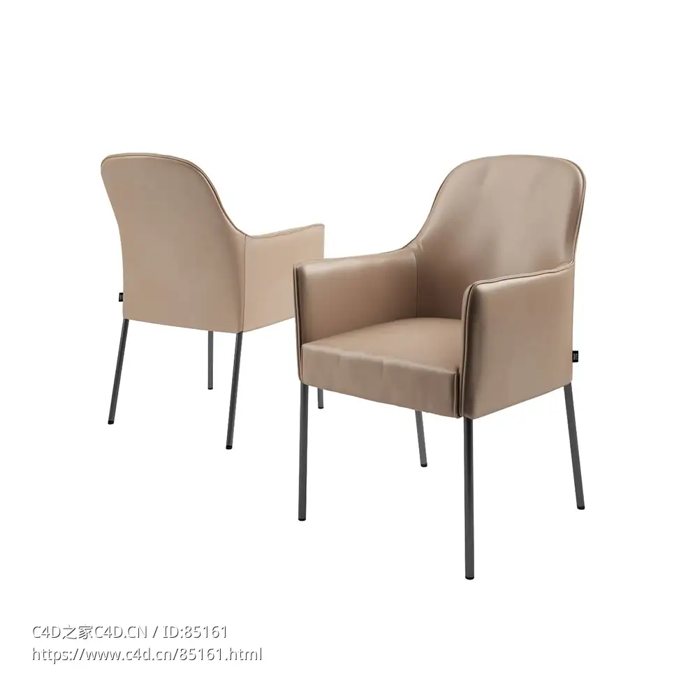 椅子家具座椅（Rolf Benz品牌）3D模型素材下载Chair by Rolf Benz