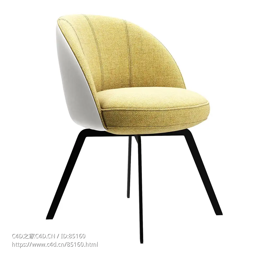 椅子家具座椅（Rolf Benz品牌）3D模型素材下载Chair by Rolf Benz
