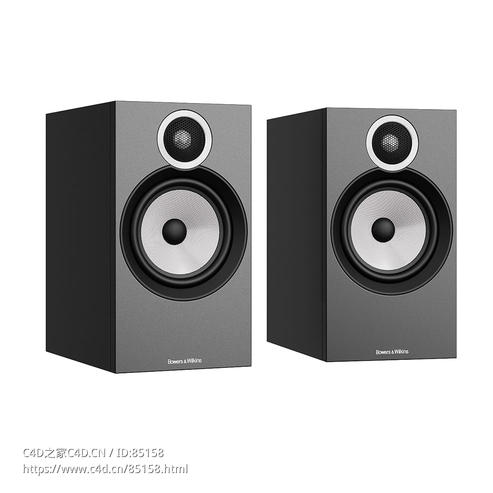 S3扬声器音响系统（Bowers & Wilkins品牌）3D模型素材下载S3 Speakers by Bowers & Wi - C4D之家 - 0034.jpg