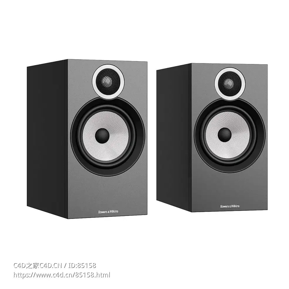 S3扬声器音响系统（Bowers & Wilkins品牌）3D模型素材下载S3 Speakers by Bowers & Wi - C4D之家 - 0034.jpg