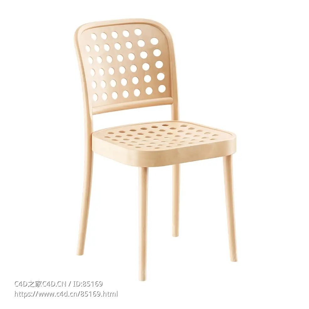 椅子家具座椅（Ton品牌）3D模型素材下载Chair by Ton - C4D之家 - 0045.jpg
