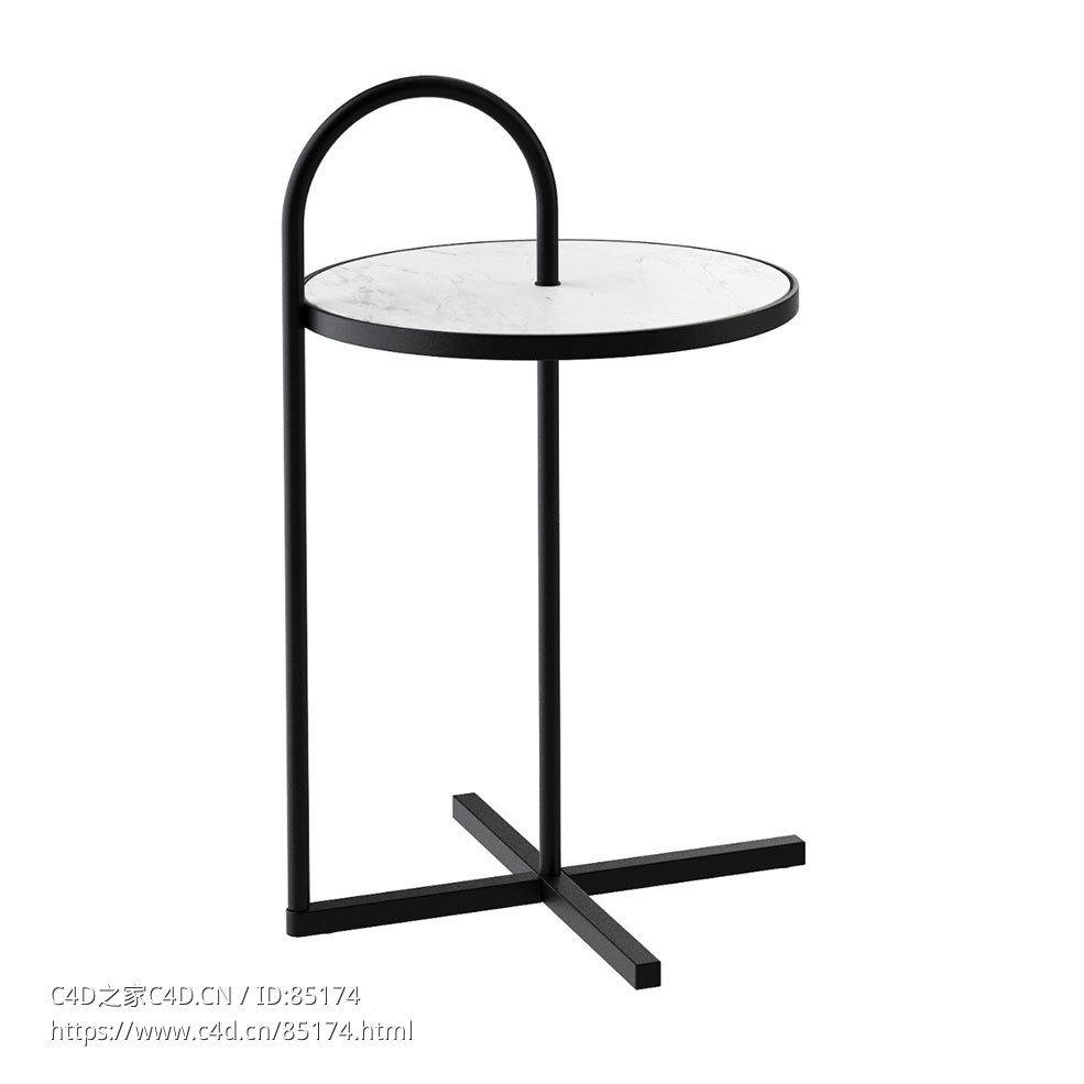 边桌小型桌子（Rolf Benz品牌）3D模型素材下载Side Table by Rolf Benz