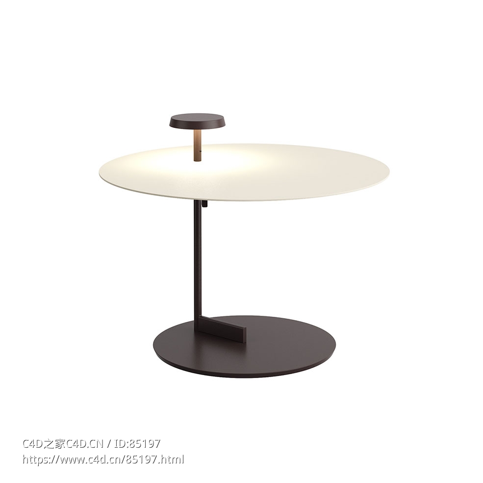 平面落地灯立式照明（Vibia品牌）3D模型素材下载Flat Floor Lamp by Vibia