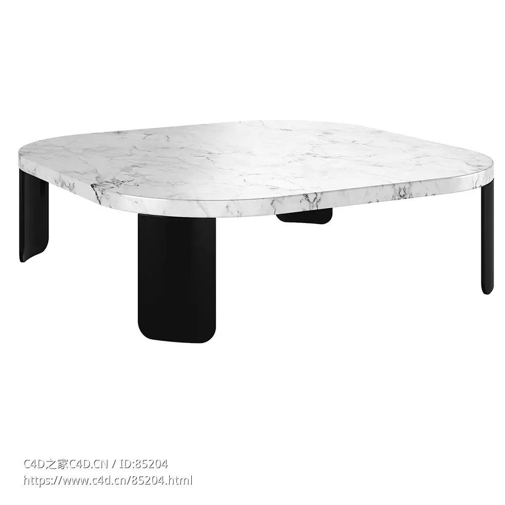 点小方桌小型桌子（Vibieffe品牌）3D模型素材下载Point Small Square Table by Vibief