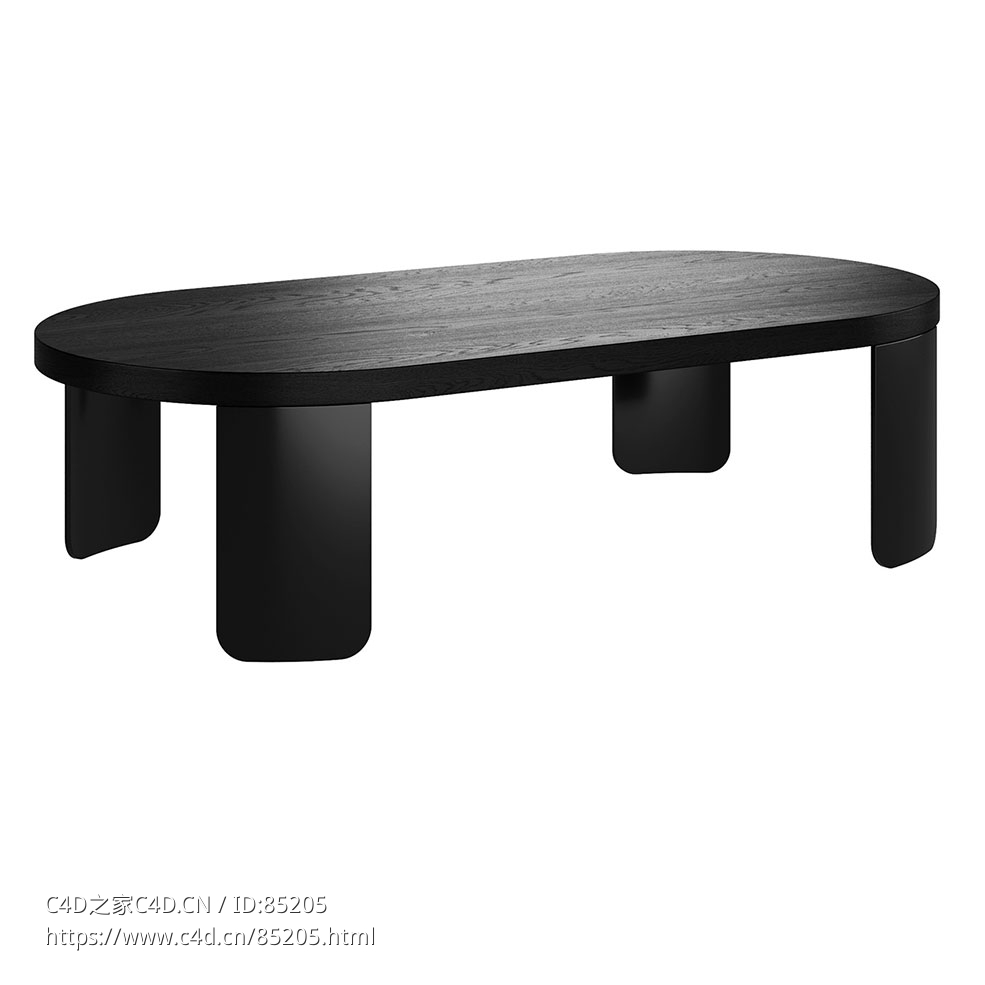 点小桌小型桌子（Vibieffe品牌）3D模型素材下载Point Small Tables by Vibieffe