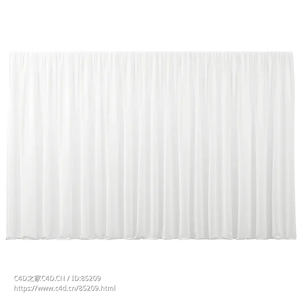透明窗帘遮光窗帘（Drapilux品牌）3D模型素材下载Transparent Drapery by Drapilux - C4D之家 - 0085.jpg