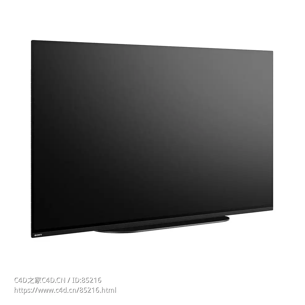 4K智能电视2022高清智能电视（索尼品牌）3D模型素材下载4K Smart TV 2022 by Sony