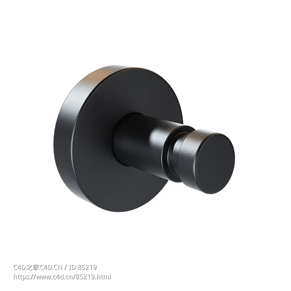 衣钩墙面挂钩（Varied Forms品牌）3D模型素材下载Robe Hook by Varied Forms - C4D之家 - 0095.jpg