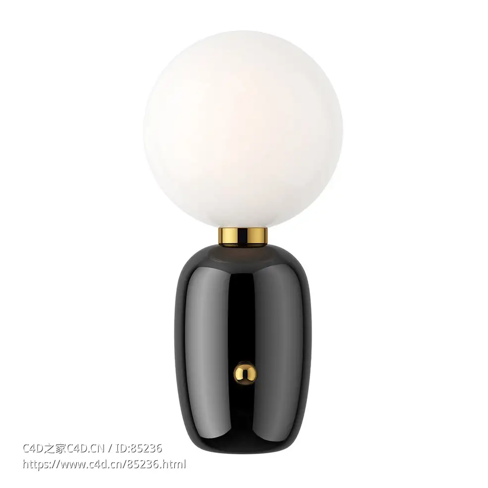 阿巴斯M台灯桌面照明（Parachilna品牌）3D模型素材下载Aballs M Table Lamp by Parach - C4D之家 - 0112.jpg