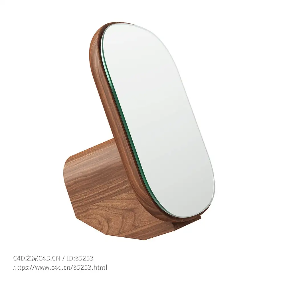 广告镜台镜子装饰镜（Zeitraum品牌）3D模型素材下载Ad Mire Table Mirror by Zeitraum