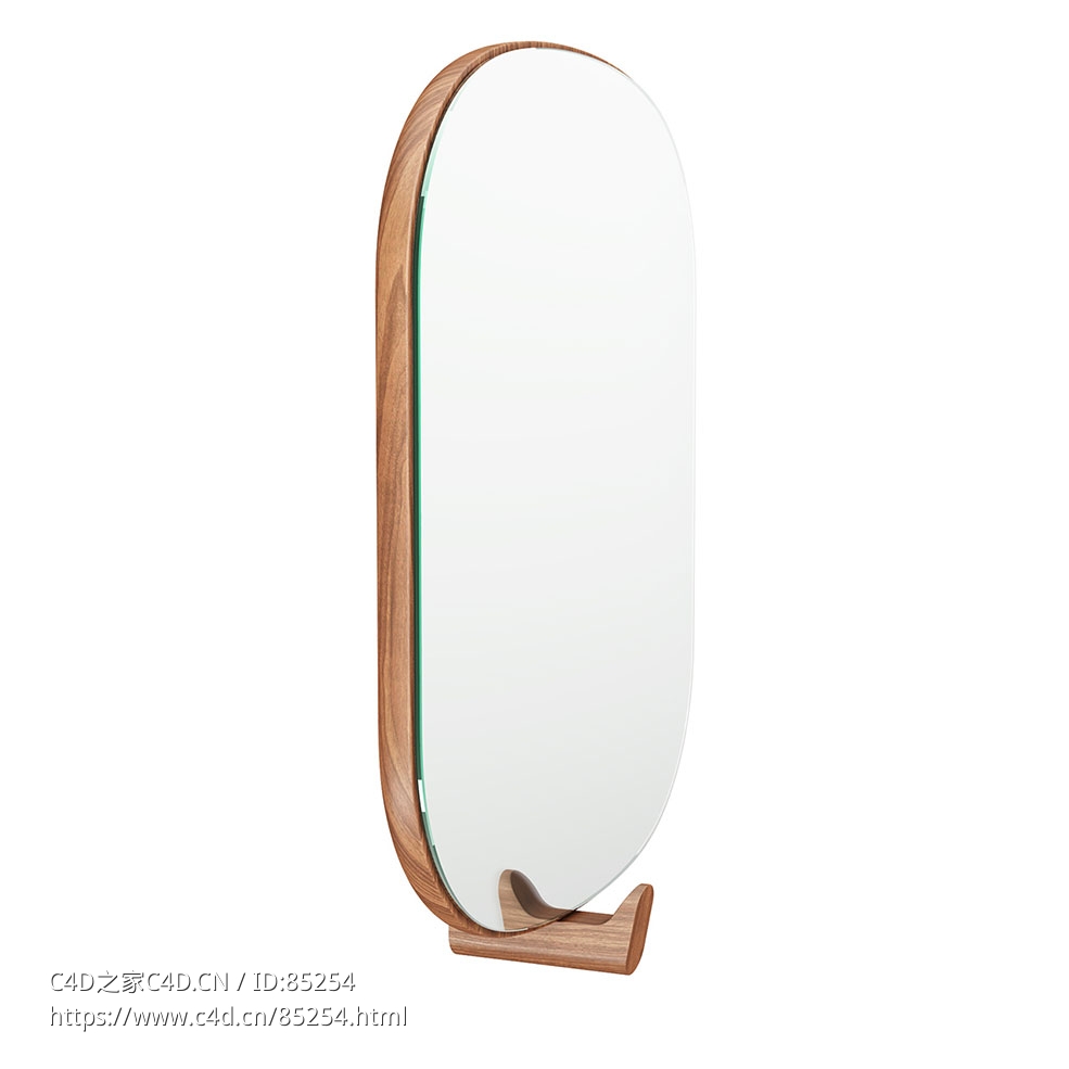 广告墙面镜装饰镜（Zeitraum品牌）3D模型素材下载Ad Ore Wall-mounted Mirror by Zeit