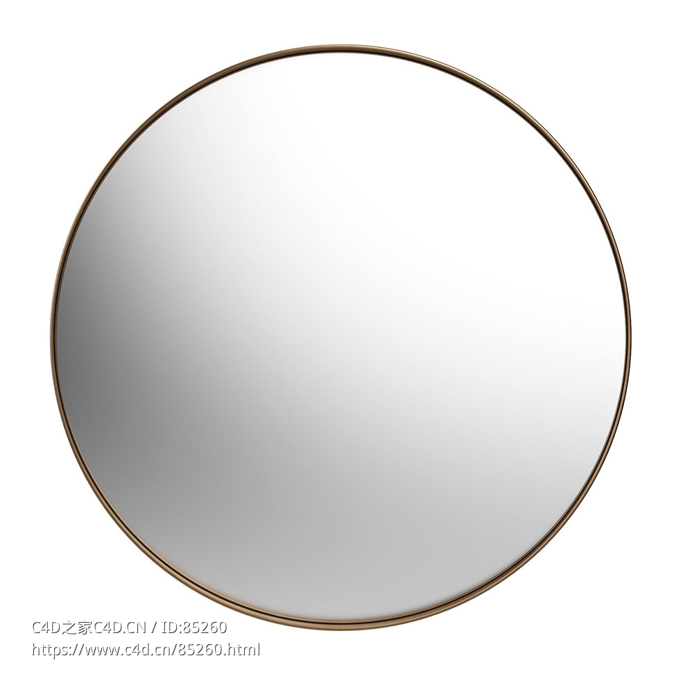 阿多尼镜装饰镜（Bonaldo品牌）3D模型素材下载Adone Mirror by Bonaldo - C4D之家 - 0136.jpg