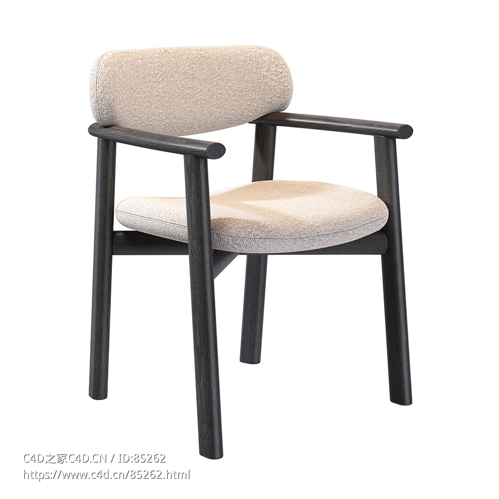 阿夫拉椅子家具座椅（Marelli品牌）3D模型素材下载Afra Chair by Marelli