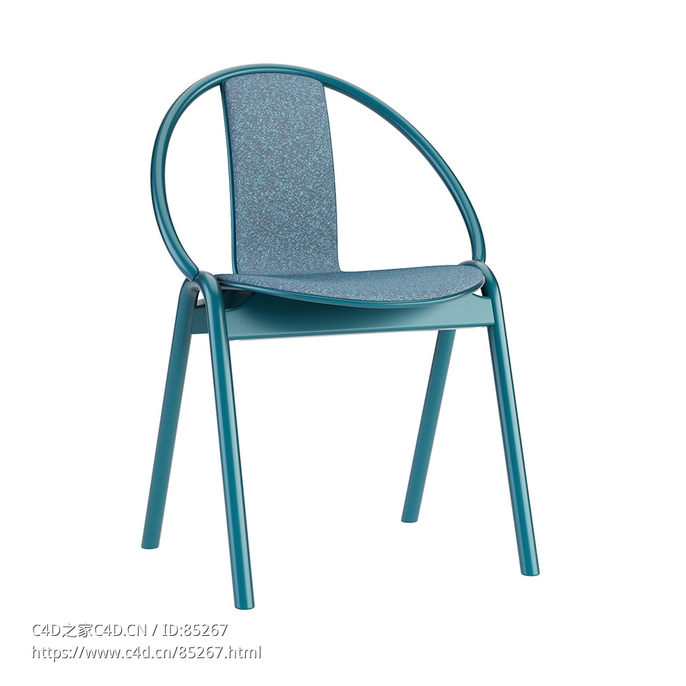 再次椅子314家具座椅（Ton品牌）3D模型素材下载Again Chair 314 by Ton