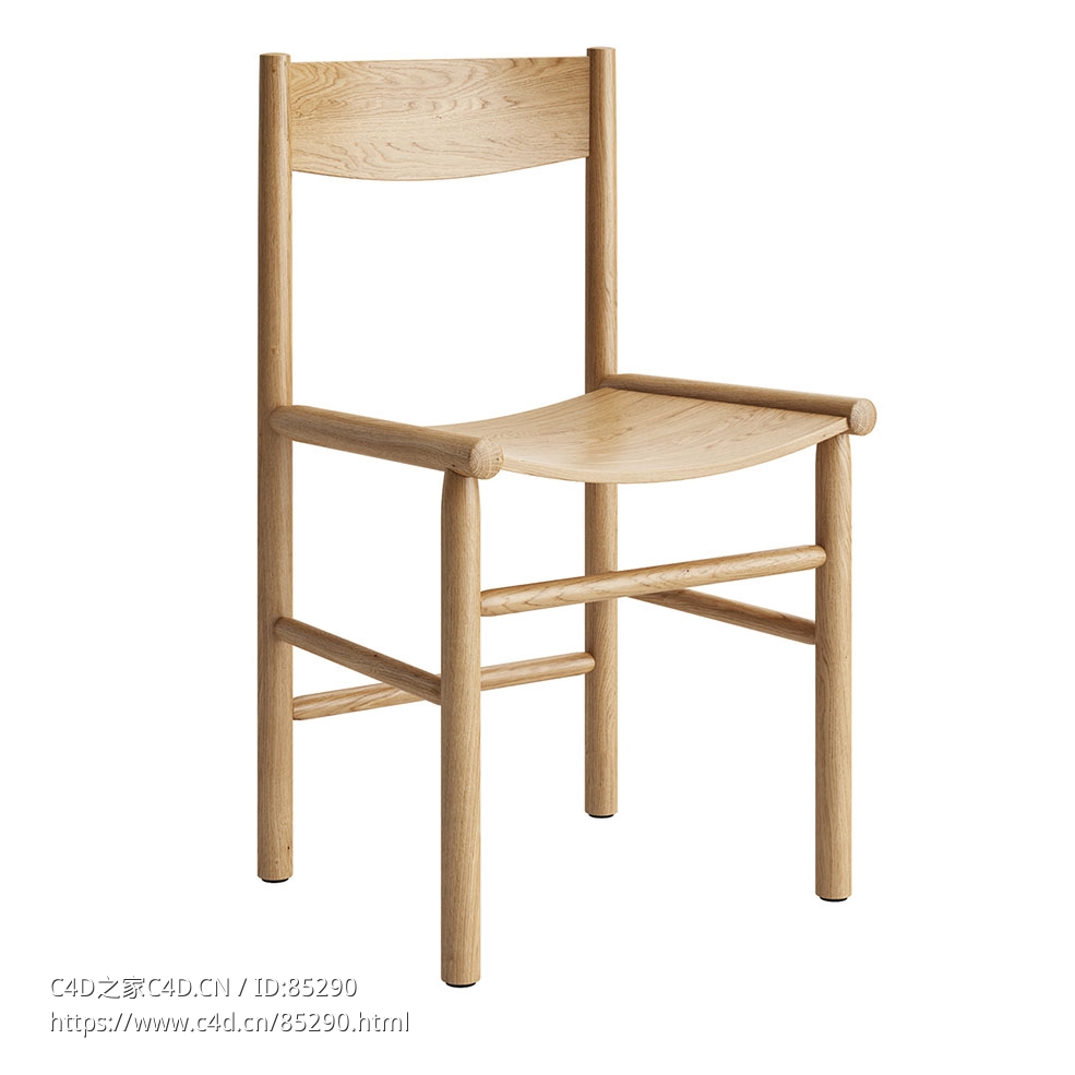 学院派椅子家具座椅（Nikari品牌）3D模型素材下载Akademia Chair by Nikari