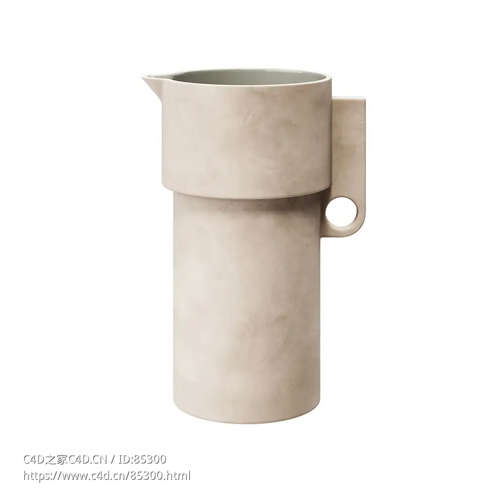阿尔科亚水壶饮水容器（Form & Refine品牌）3D模型素材下载Alcoa Pitcher by Form & R