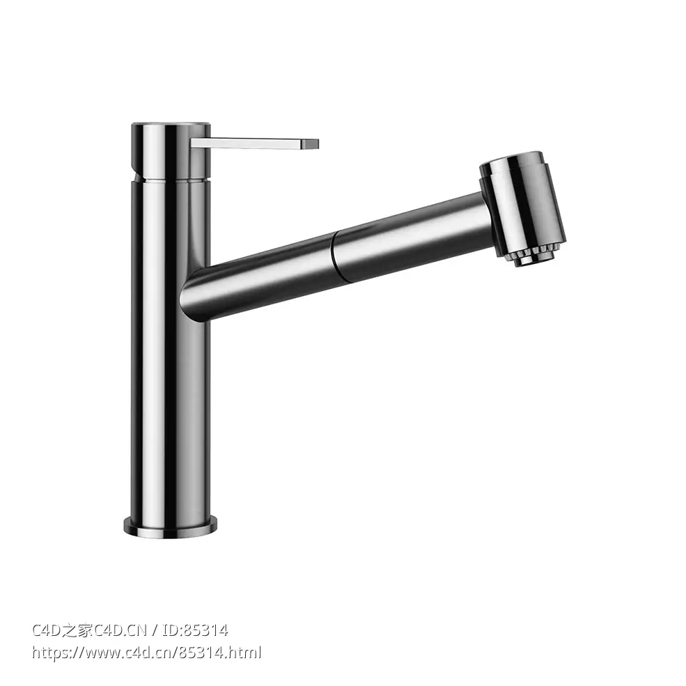 安比斯S厨房水龙头厨房水龙头（Blanco品牌）3D模型素材下载Ambis S Kitchen Faucet by