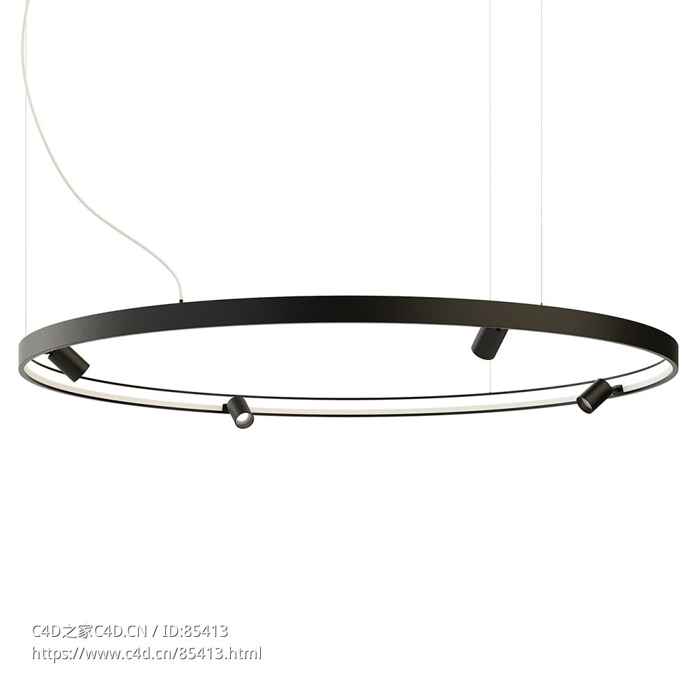 竞技场吊灯150吊灯照明3D模型素材下载Arena Suspension Lamp 150 by Panzeri - C4D之家 - 0255.jpg