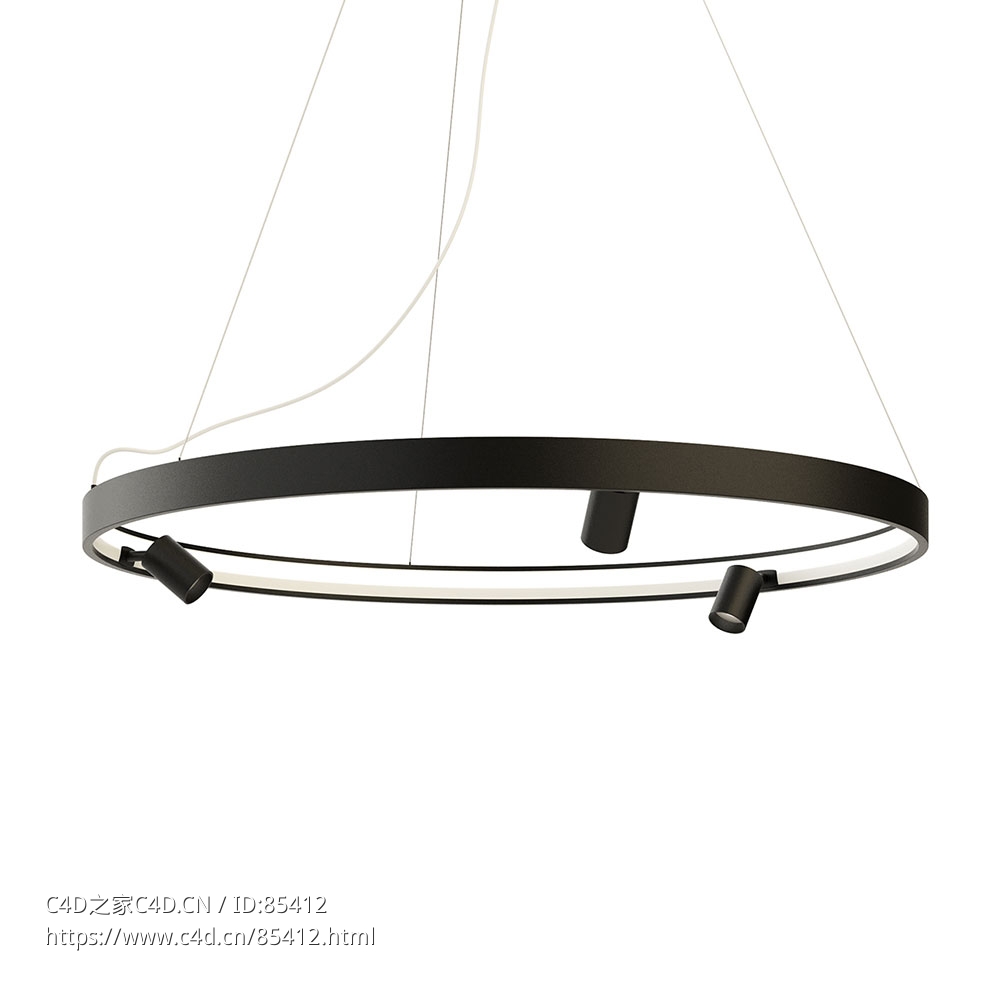 竞技场吊灯100吊灯照明3D模型素材下载Arena Suspension Lamp 100 by Panzeri - C4D之家 - 0254.jpg