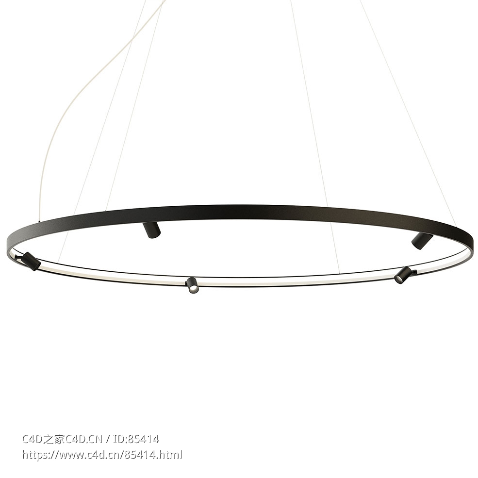 竞技场吊灯200吊灯照明3D模型素材下载Arena Suspension Lamp 200 by Panzeri - C4D之家 - 0256.jpg