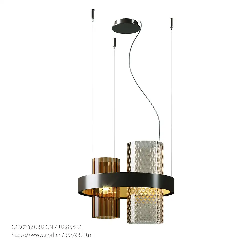 和谐吊灯吊灯照明3D模型素材下载Armonia SP Pendant Lamp by Vistosi - C4D之家 - 0266.jpg