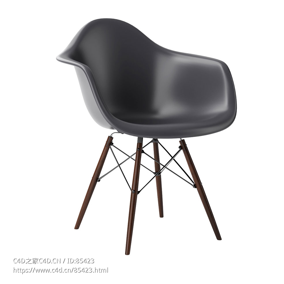 DAW扶手椅扶手椅3D模型素材下载Armchair DAW by Vitra Eames - C4D之家 - 0265.jpg