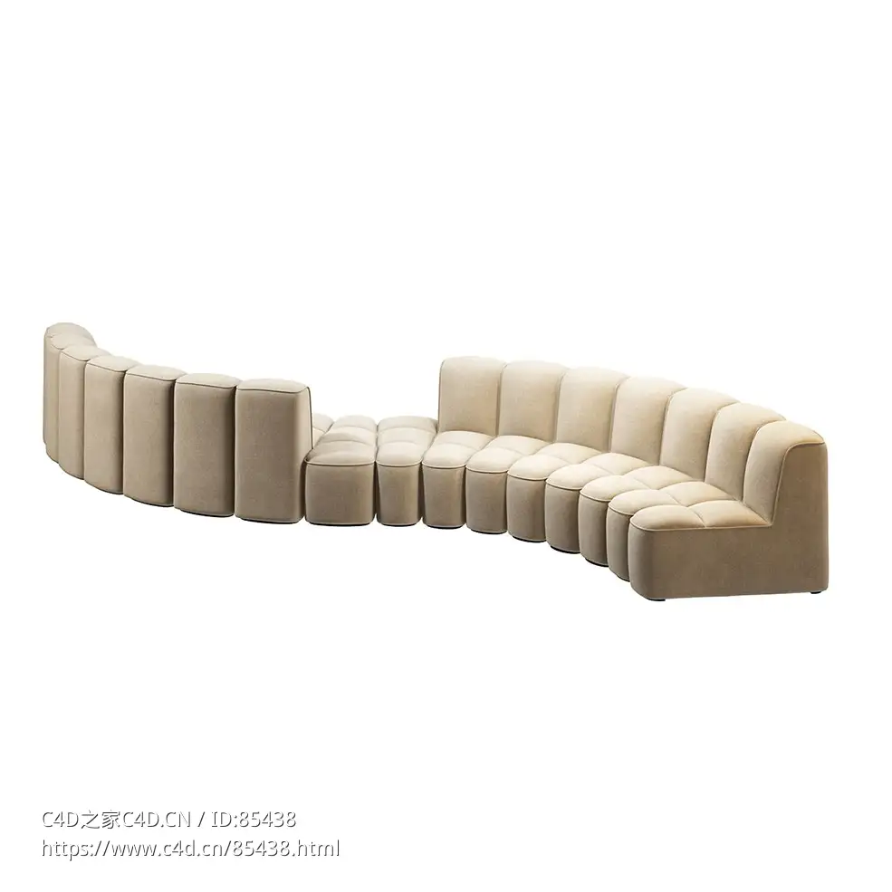 阵列沙发系统组合H组合沙发3D模型素材下载Array Sofa System Composition H by Mdf It