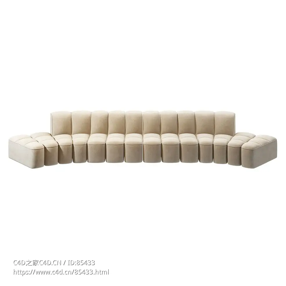 阵列沙发系统组合A组合沙发3D模型素材下载Array Sofa System Composition A by Mdf It