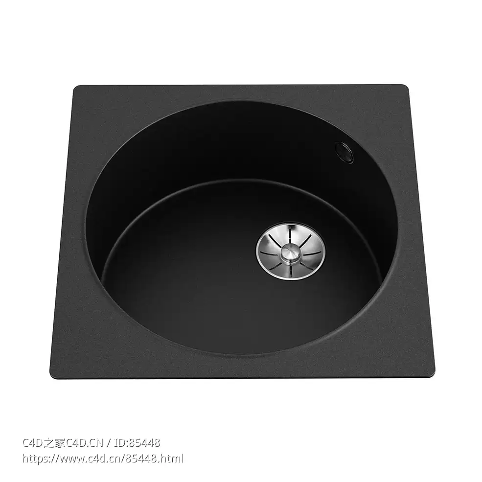 艺术家6号厨房水槽厨房水槽3D模型素材下载Artago 6 Kitchen Sink by Blanco