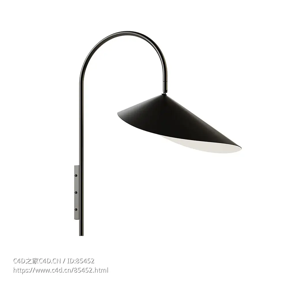 芦苇壁灯壁灯3D模型素材下载Arum Wall Lamp by Ferm Living