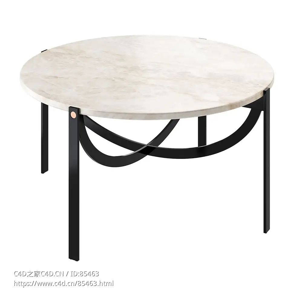 Astra M型咖啡桌La manufacture品牌茶几3D模型素材下载Astra Coffee Table M by La ma - C4D之家 - 0305.jpg