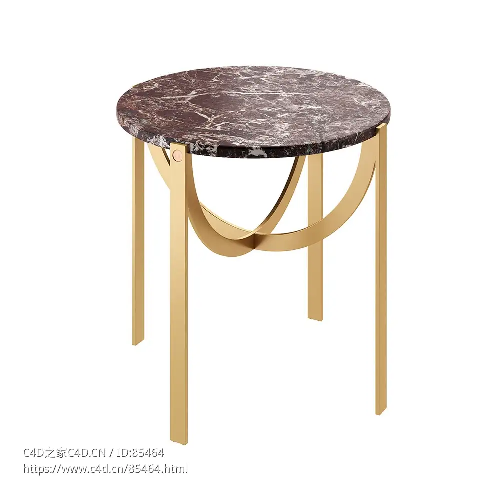 Astra S型咖啡桌La manufacture品牌茶几3D模型素材下载Astra Coffee Table S by La ma - C4D之家 - 0306.jpg
