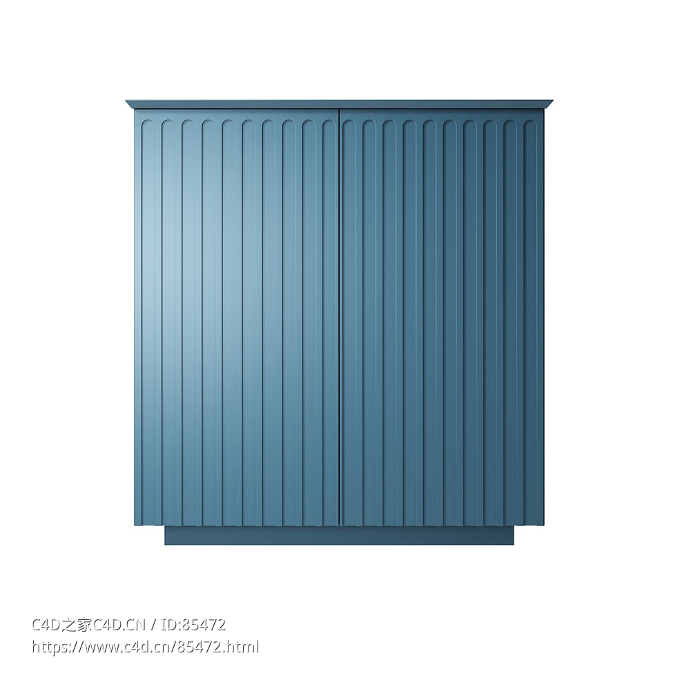 雅典娜高柜Minottiitalia品牌储物柜3D模型素材下载Athena Highboard by Minottiitalia - C4D之家 - 0314.jpg