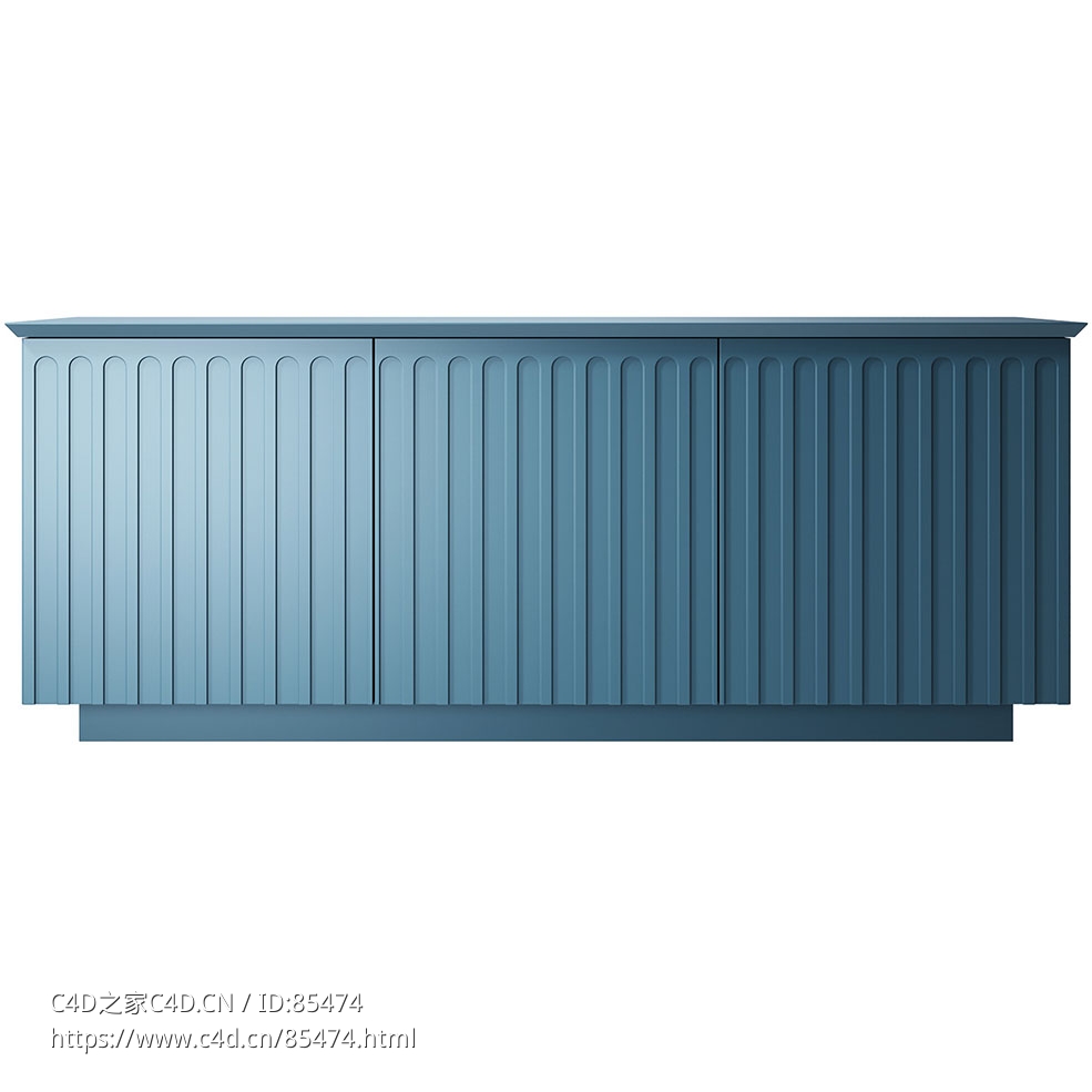 雅典娜边柜Minottiitalia品牌储物柜3D模型素材下载Athena Sideboard by Minottiitalia