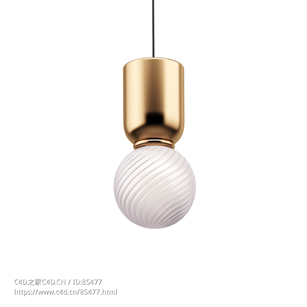 阿特拉斯S1吊灯Euroluce品牌照明3D模型素材下载Atlas Pendant Lamp S1 by Euroluce La - C4D之家 - 0319.jpg