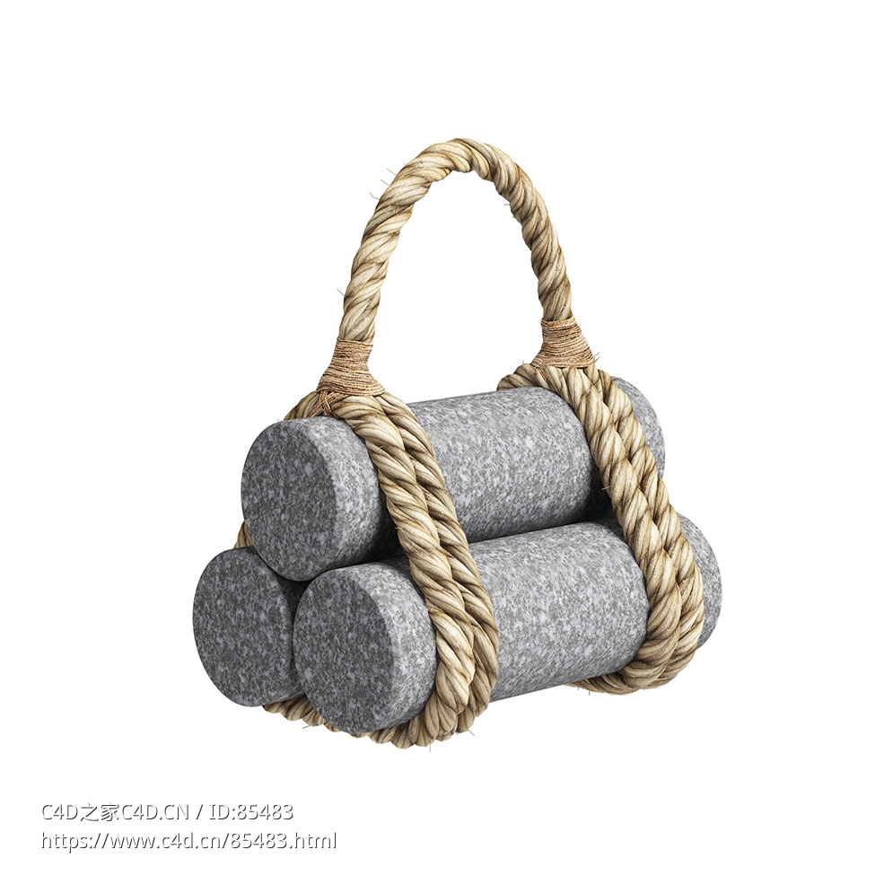 阿托拉门档Aji Project品牌门饰3D模型素材下载Atora Door Stopper by Aji Project - C4D之家 - 0325.jpg