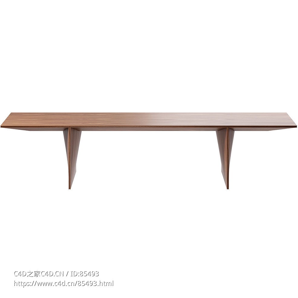 艾娃餐桌莫特尼品牌餐桌3D模型素材下载Ava Dining Table by Molteni&C - C4D之家 - 0335.jpg
