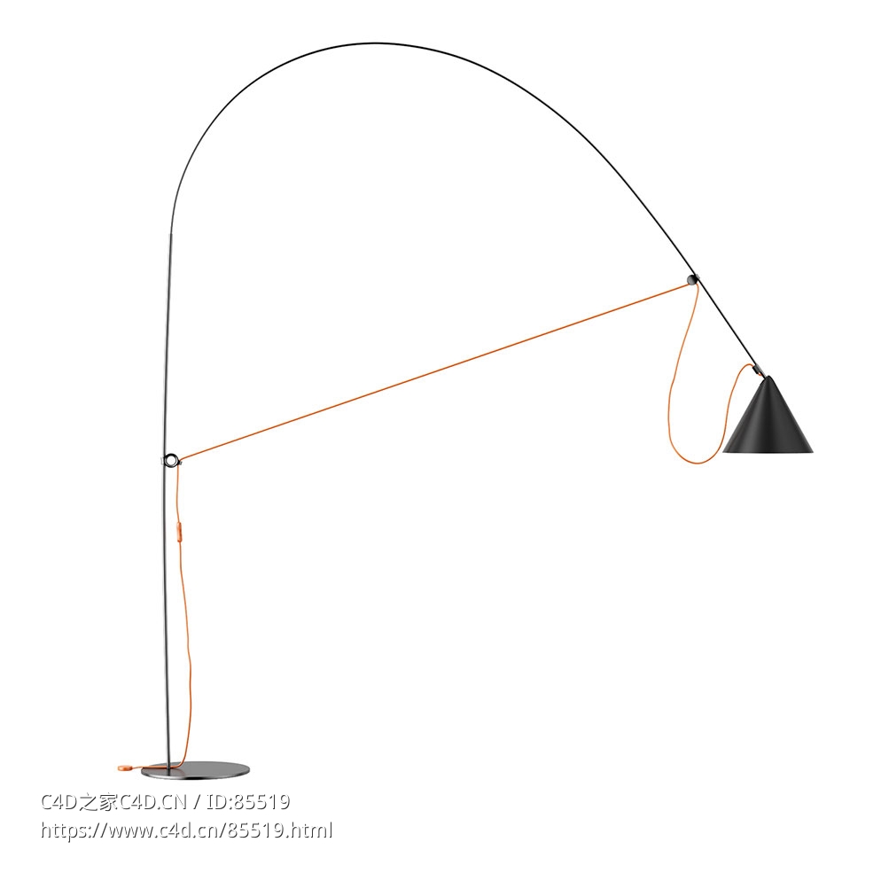 艾诺大型落地灯Midgard品牌照明3D模型素材下载Ayno Large Floor Lamp by Midgard - C4D之家 - 0361.jpg