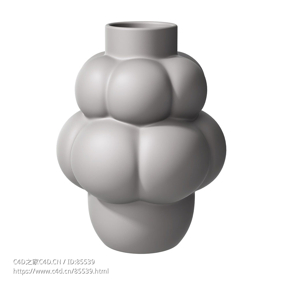 04号气球花瓶Louise Roe品牌花瓶3D模型素材下载Balloon Vase 04 by Louise Roe