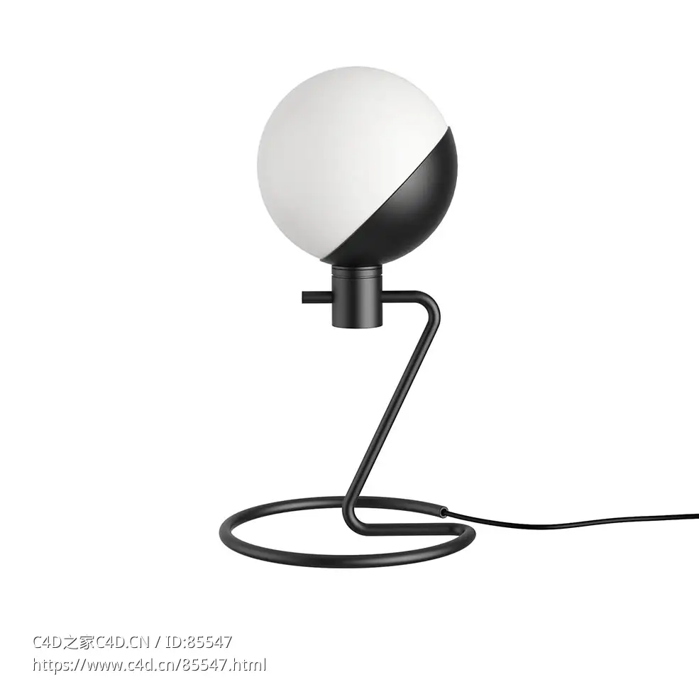 巴鲁娜台灯Grupa品牌照明3D模型素材下载Baluna Table Lamp by Grupa