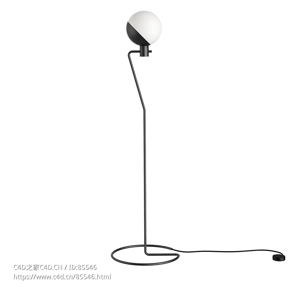 巴鲁娜落地灯Grupa品牌照明3D模型素材下载Baluna Floor Lamp by Grupa - C4D之家 - 0388.jpg