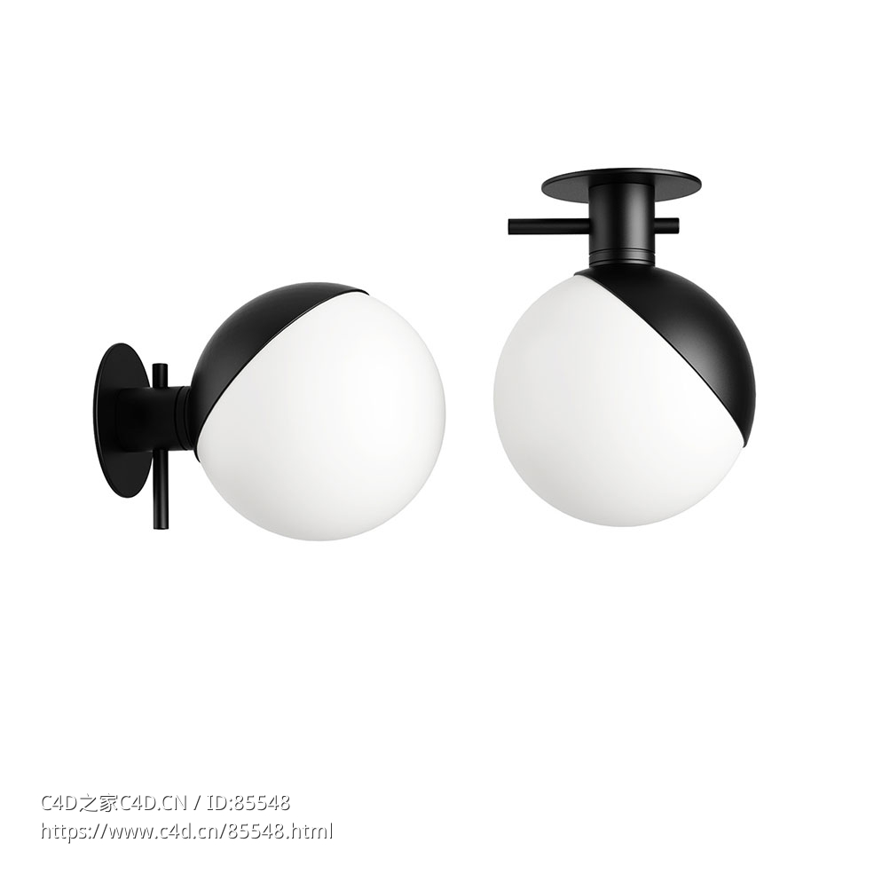 巴鲁娜壁灯吸顶灯Grupa品牌照明3D模型素材下载Baluna Wall and Ceiling Lamp by Grupa - C4D之家 - 0390.jpg