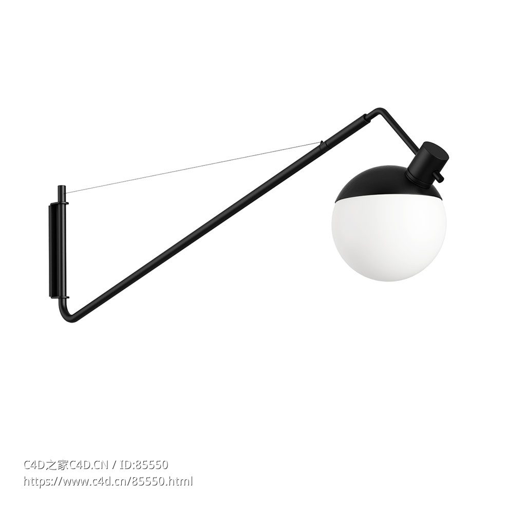 巴鲁娜壁灯Grupa品牌照明3D模型素材下载Baluna Wall Lamp by Grupa - C4D之家 - 0392.jpg