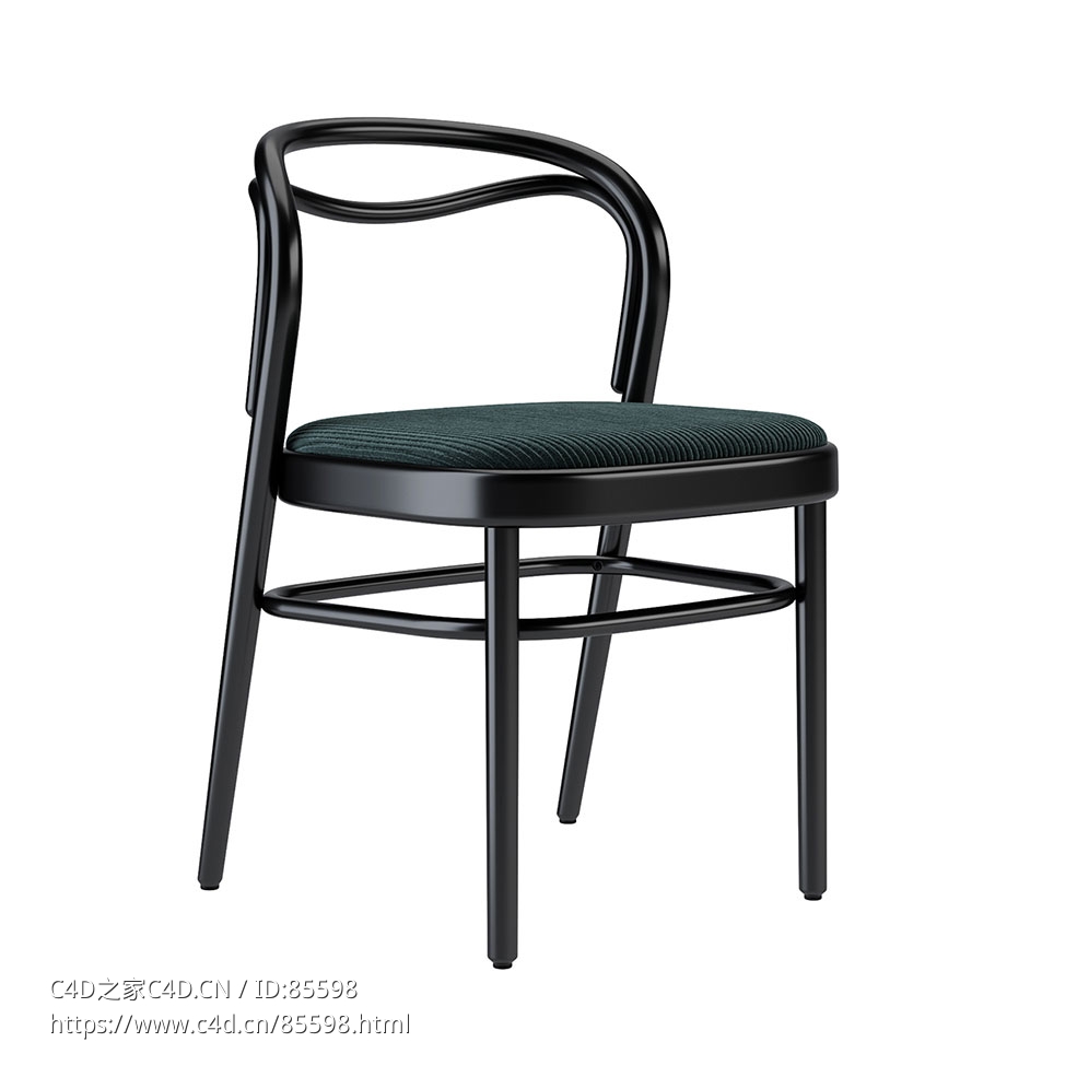 Wiener GTV设计博利耶餐椅（浅棕）3D模型素材下载Beaulieu Sdbeautes Chair by Wiener - C4D之家 - 0424.jpg