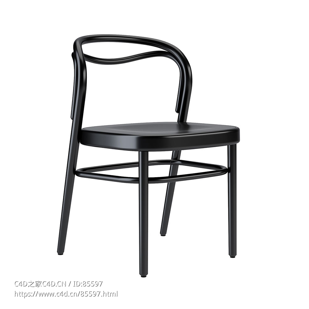Wiener GTV设计博利耶餐椅（浅灰）3D模型素材下载Beaulieu Sdbeaulgn Chair by Wiener - C4D之家 - 0423.jpg