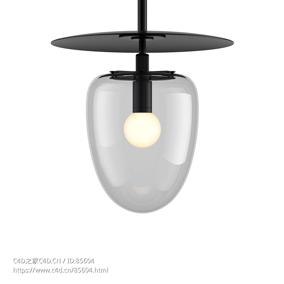 Roll & Hill贝尔吊灯013D模型素材下载Bell Pendant 01 Light by Roll & Hill