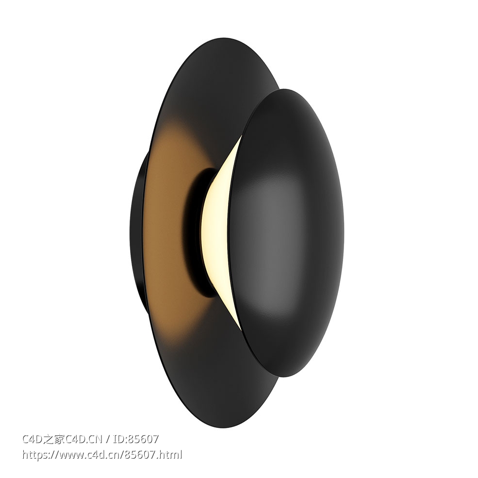 Roll & Hill贝尔壁灯023D模型素材下载Bell Sconce 02 Wall Light by Roll & Hill