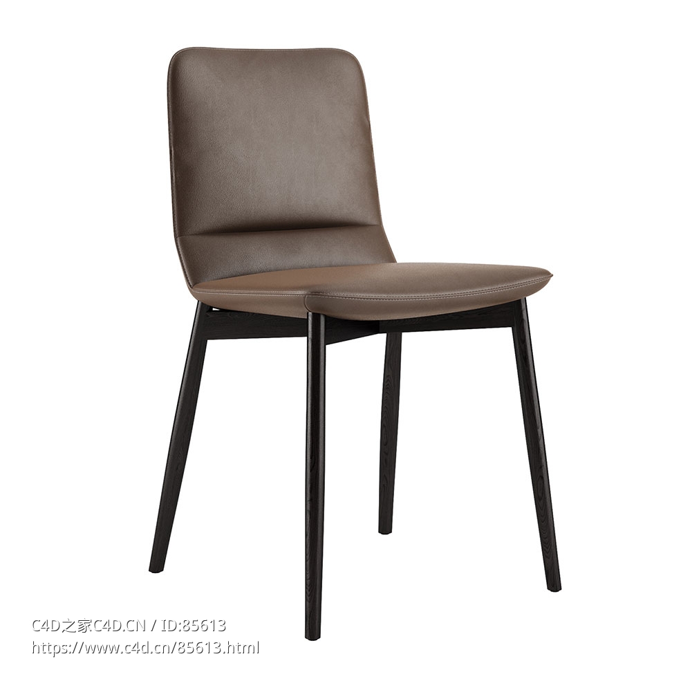 Ligne Roset弯曲椅3D模型素材下载Bend Chair by Ligne Roset - C4D之家 - 0439.jpg